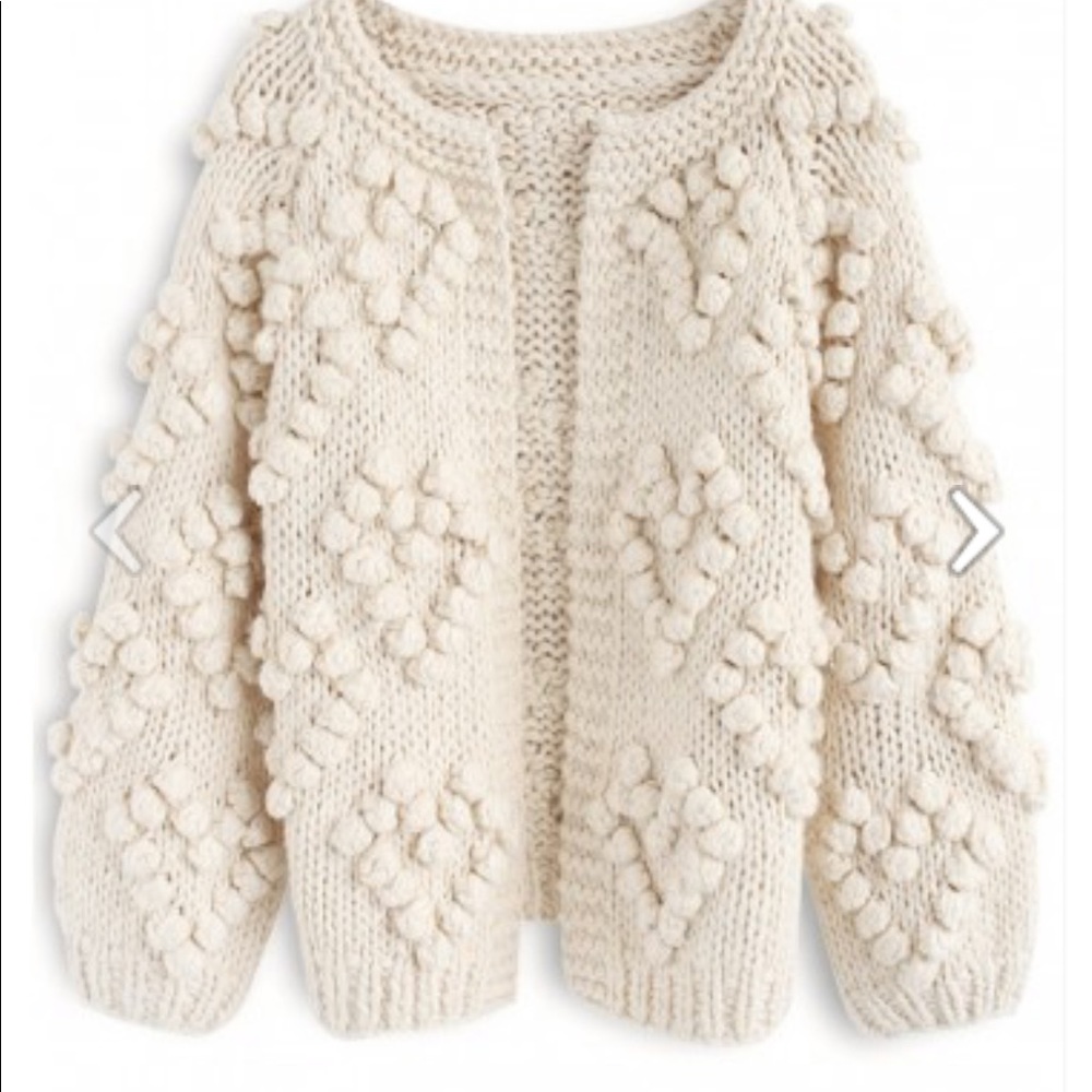 Chicwish knit your love cardigan in ivory